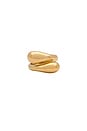 view 1 of 3 Savi Sculptural Crossover Ring in Gold
