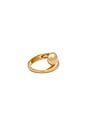 view 2 of 3 Savi Sculptural Crossover Ring in Gold