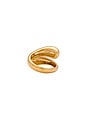 view 3 of 3 Savi Sculptural Crossover Ring in Gold