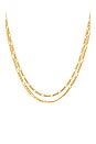 view 2 of 2 Gold Filia Double Chain Necklace in Gold
