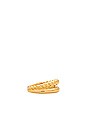 view 2 of 3 Gold Radial Ring in Gold