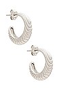 view 2 of 3 Small Hoops in Silver