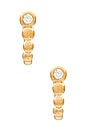 view 3 of 3 Ovate Huggies in Gold