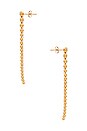 view 2 of 2 ロングドロップイヤリング in Gold