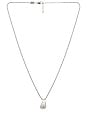 view 1 of 2 Droplet Necklace in Silver