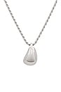 view 2 of 2 Droplet Necklace in Silver