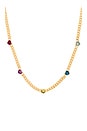 view 2 of 2 Jelly Heart Gemstone Necklace in Gold