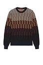 view 1 of 3 Chevron Sweater in Brown