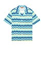 view 1 of 4 Short Sleeve Shirt in Blue & Green Tones