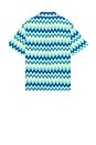 view 2 of 4 Short Sleeve Shirt in Blue & Green Tones