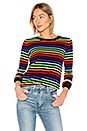 view 1 of 4 Mars Pullover in Black Rainbow