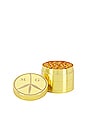 view 2 of 4 Peace Logo Grinder in Gold