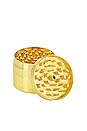 view 3 of 4 Peace Logo Grinder in Gold