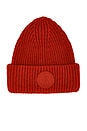 view 1 of 2 Merino Beanie in Red