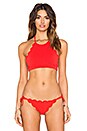 view 1 of 4 Mott Bikini Top in Poppy Red