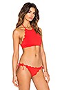 view 2 of 4 Mott Bikini Top in Poppy Red