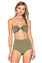 view 1 of 4 HAUT DE MAILLOT DE BAIN ANTIBES in Olive