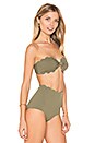 view 2 of 4 HAUT DE MAILLOT DE BAIN ANTIBES in Olive
