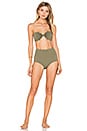 view 4 of 4 HAUT DE MAILLOT DE BAIN ANTIBES in Olive