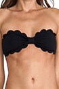 view 4 of 7 Antibes Scallop Bikini in Black