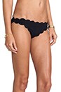 view 6 of 7 Antibes Scallop Bikini in Black