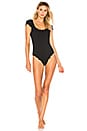 view 1 of 3 Scalloped Mexico One Piece in Black