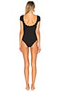 view 3 of 3 Scalloped Mexico One Piece in Black