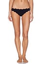 view 1 of 4 Scallop Bikini Bottom in Black