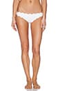 view 1 of 4 Scallop Bikini Bottom in White