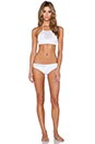 view 4 of 4 Mesh Bikini Bottom in White