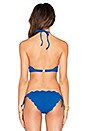 view 3 of 4 Mott Bikini Top in Snorkel Blue