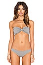 view 1 of 4 Antibes Bikini Top in Grey