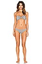 view 4 of 4 Antibes Bikini Top in Grey