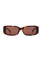 view 1 of 3 Roxie Sunglasses in Tortoise & Brown