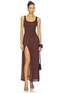 view 1 of 3 Inessa Dress in Chocolate