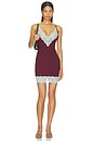view 1 of 3 Danae Dress in Merlot