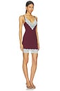 view 2 of 3 Danae Dress in Merlot