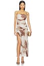 view 1 of 3 VESTIDO ITANA MAXI in Smoke