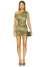 view 1 of 3 Amy Mini Dress in Forrest Mist
