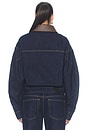 view 5 of 5 Avery Jacket in Indigo & Choco