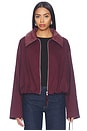 view 1 of 5 Jayda Jacket in Burgundy