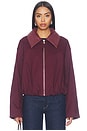 view 2 of 5 Jayda Jacket in Burgundy
