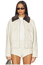 view 1 of 4 x REVOLVE Chappell Jacket With Faux Fur Collar in Bone