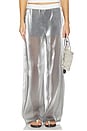 view 1 of 6 Ines Sheer Pant in Grey