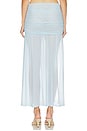 view 4 of 6 Elisia Maxi Skirt in Ice