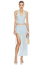 view 5 of 6 Elisia Maxi Skirt in Ice