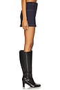 view 3 of 6 Anja Mini Skirt in Dark Denim
