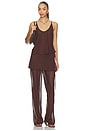 view 4 of 4 ANASTASIA タンクトップ in Chocolate