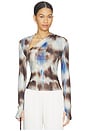 view 1 of 4 x REVOLVE Laury Mesh Top in Solune Print
