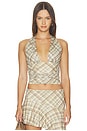 view 1 of 5 Agnes Top in Maple Plaid
